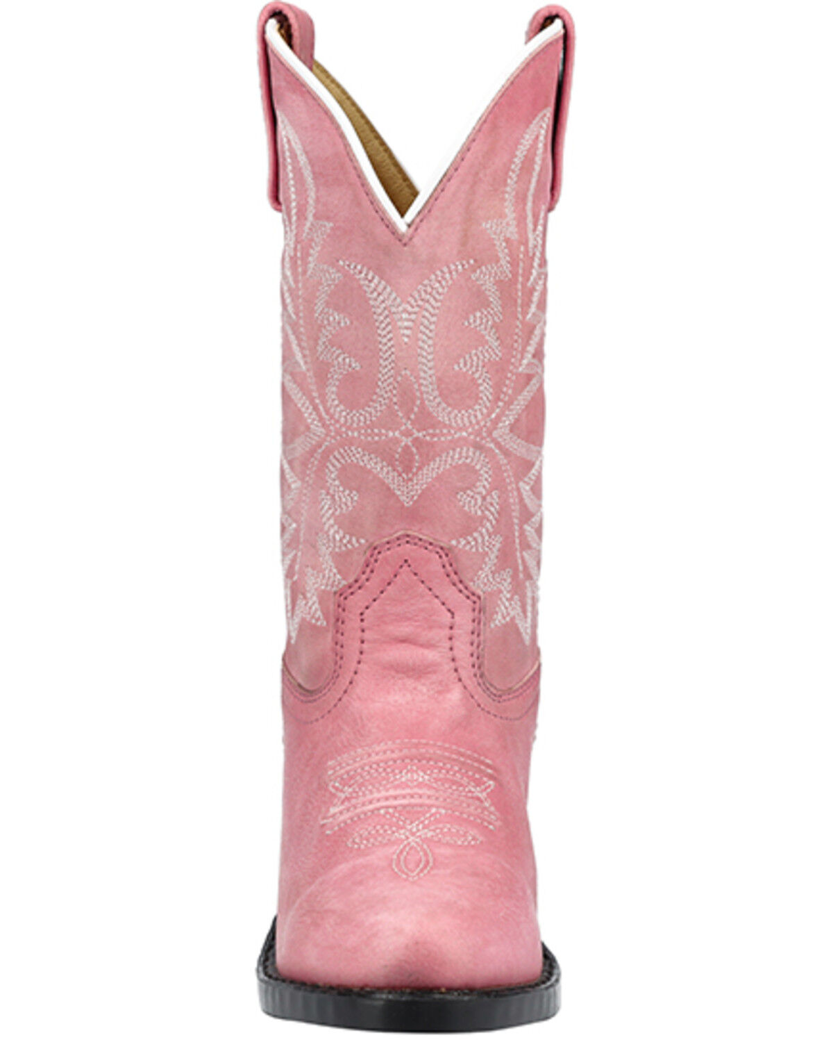 Image #4 - Smoky Mountain Little Girls' Denver Western Boots - Round Toe, Pink, hi-res