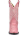 Image #4 - Smoky Mountain Little Girls' Denver Western Boots - Round Toe, Pink, hi-res