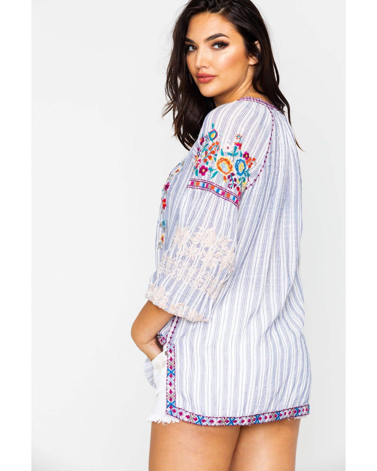 johnny was allegra peasant blouse