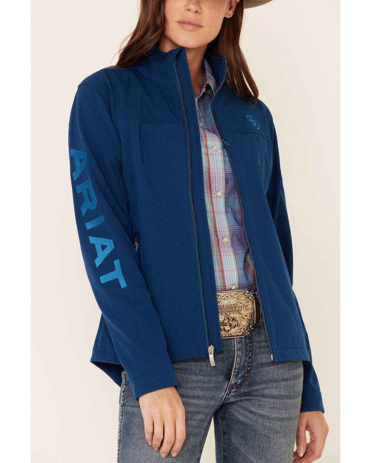 ariat team logo softshell jacket