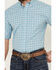 Image #3 - Ariat Men's Erin Plaid Print Short Sleeve Button-Down Performance Western Shirt - Big, Blue, hi-res