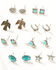Image #1 - Idyllwind Women's Brimfield Antique Earring Set - 8 Piece, Silver, hi-res