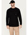 Image #2 - Ariat Men's Black Rebar Workman Back Graphic Long Sleeve Work Pocket T-Shirt, Black, hi-res