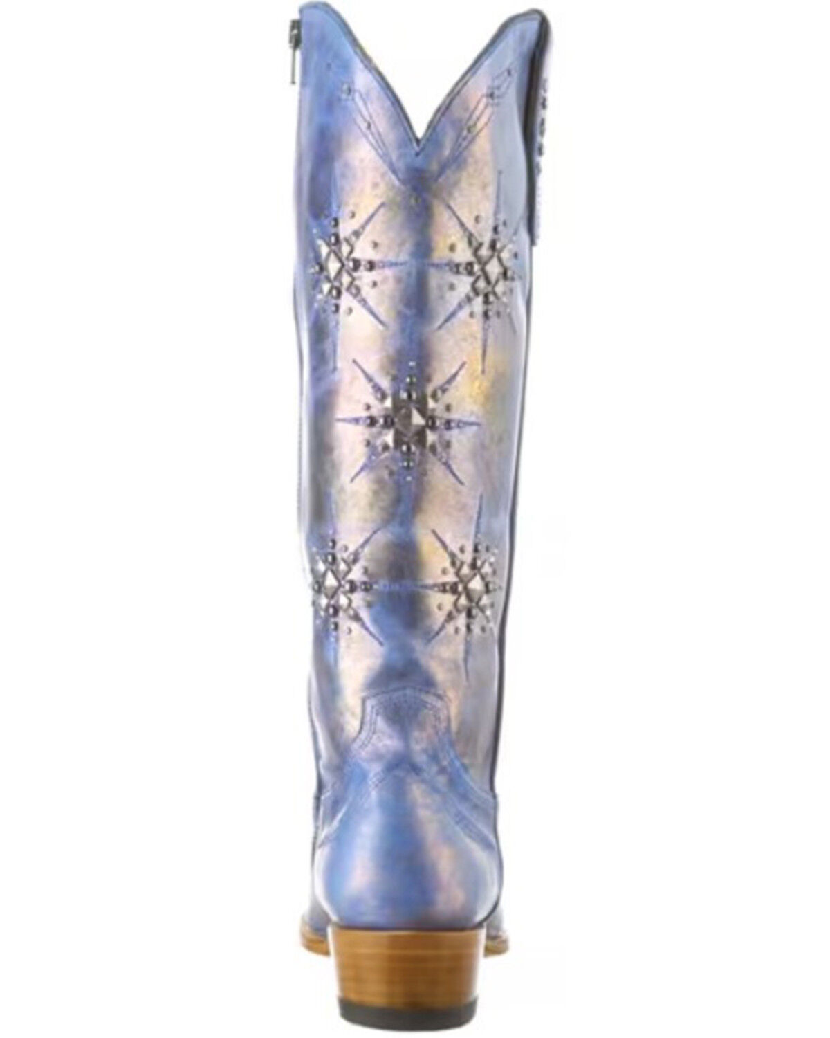 Image #5 - Old Gringo Women's Stelletta Tall Western Boots - Snip Toe, Blue, hi-res