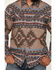 Image #3 - Moonshine Spirit&reg;&nbsp;Men's Harry Dune Southwestern Print Long Sleeve Snap Flannel Shirt, Brown, hi-res