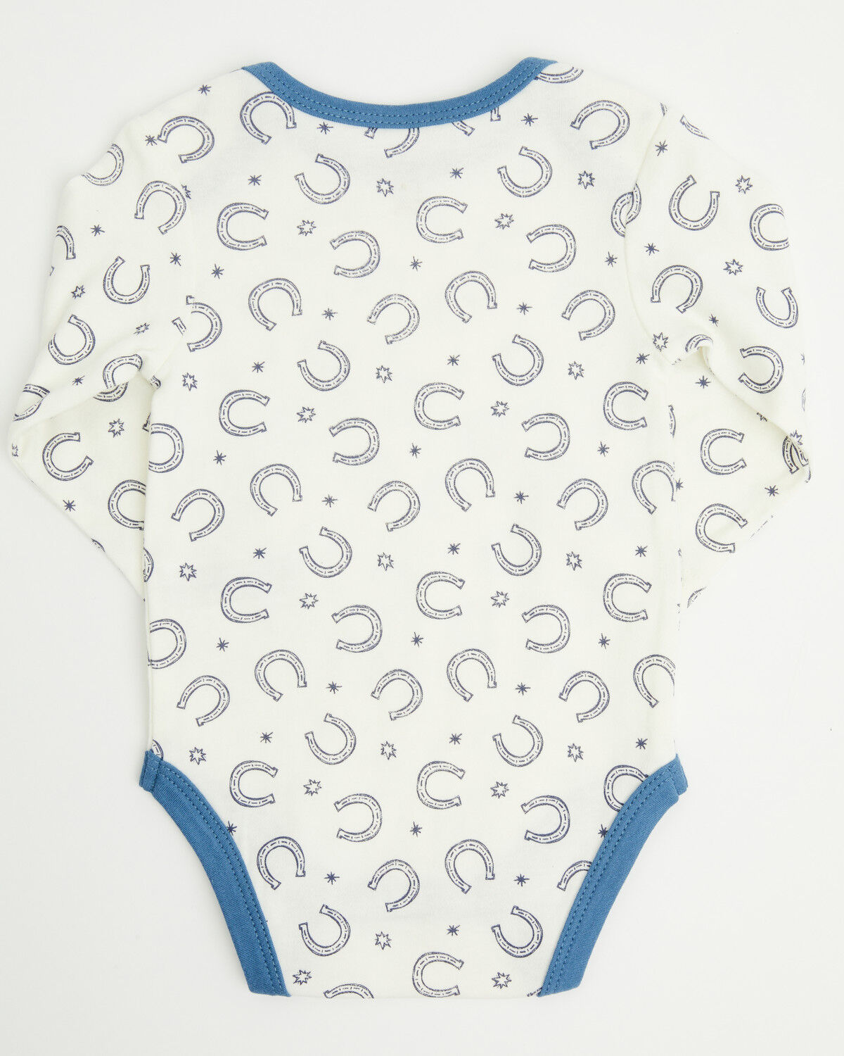 Image #4 - Wrangler Infant Boys' Horseshoe Onesie Set - 3 Piece, Multi, hi-res