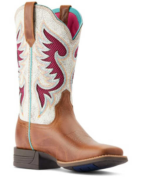Ariat Women's Pinto  VentTEK™ 360° Western Boots - Broad Square Toe, Brown, hi-res