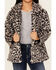 Image #3 - Urban Republic Girls' Jaguar Print Long Faux Fur Coat, Grey, hi-res