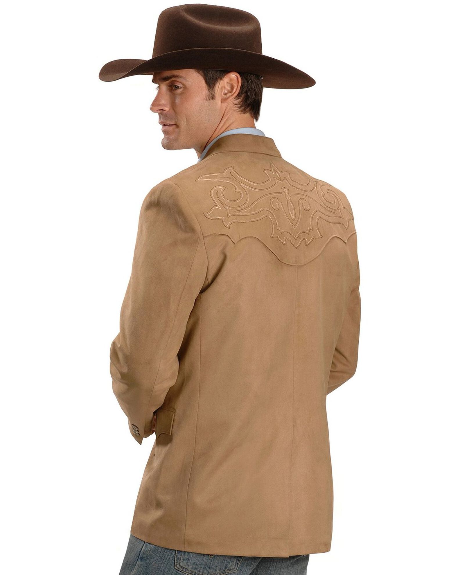 Circle S Men s Embroidered Microsuede Sport Coat Boot Barn