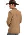 Circle S Men's Embroidered Microsuede Sport Coat, Tan, hi-res
