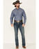 Image #2 - Ariat Men's Thomas Small Diamond Geo Print Long Sleeve Western Shirt, , hi-res