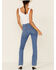 Image #4 - Levi's Women's 725 Tribeca Sun High Rise Bootcut Jeans, Blue, hi-res