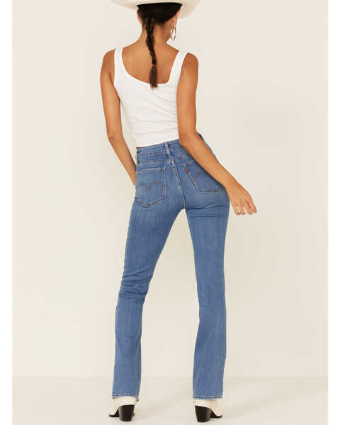 Image #4 - Levi's Women's 725 Tribeca Sun High Rise Bootcut Jeans , Blue, hi-res