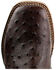 Dan Post Men's Alamosa Hand Ostrich Quill Western Boots - Broad Square Toe, Brown, hi-res