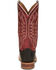 Justin Men's Andrews Chocolate Western Boots - Broad Square Toe, Chocolate, hi-res