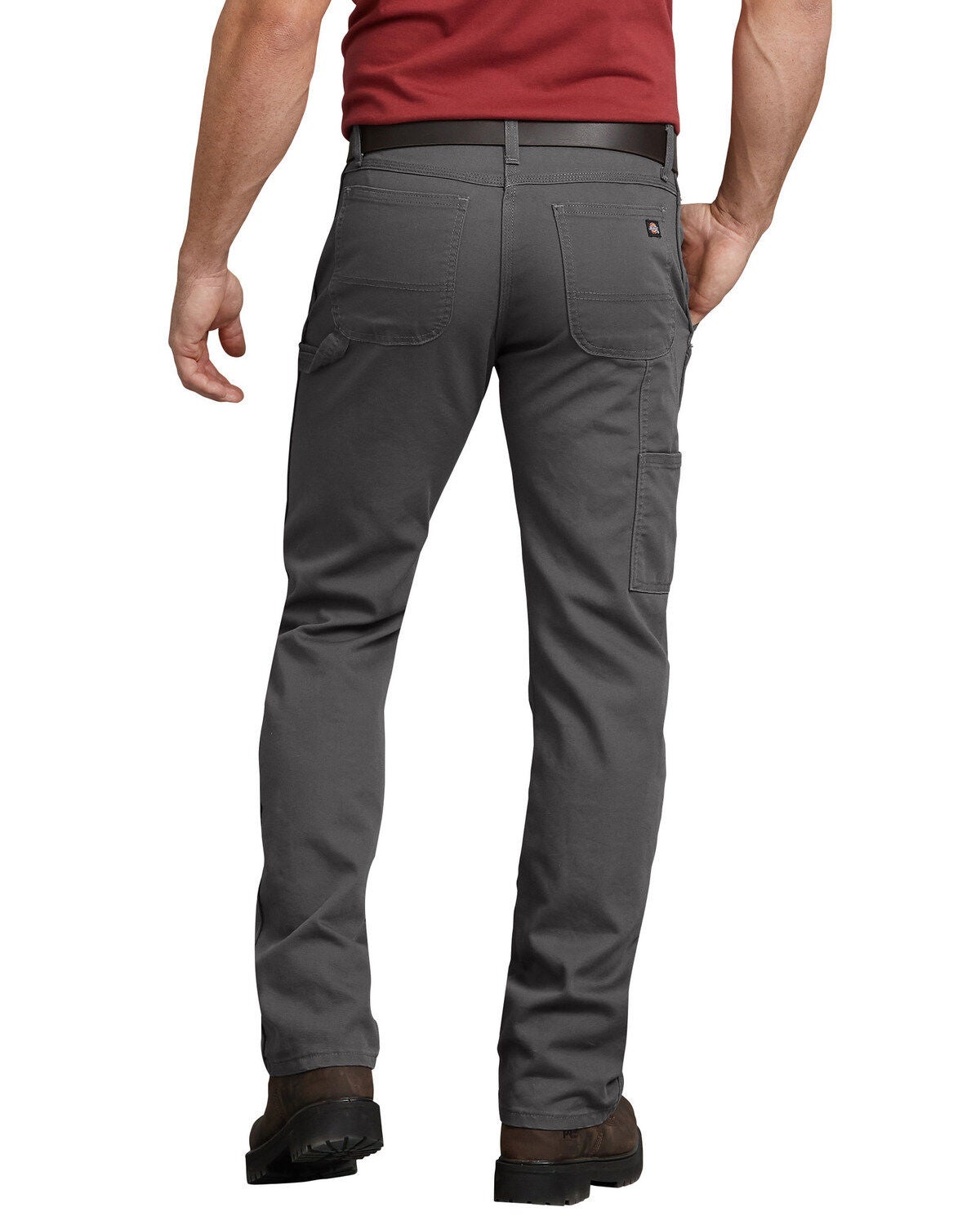 Dickies Men's FLEX Tough Max Duck Carpenter Pants, Grey, hi-res