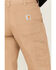Image #4 - Carhartt Men's Rugged Flex® Rigby Dungaree Stretch Work Pants, Tan, hi-res