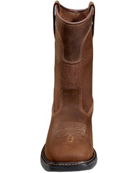 Image #4 - Carhartt Men's 11" Montana Water Resistant Wellington Work Boots - Soft Toe , Brown, hi-res
