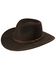 Stetson Sturgis Crushable Wool Hat, Chocolate, hi-res