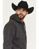 Image #2 - Seager Men's Greenhead Graphic Hooded Sweatshirt, Black, hi-res