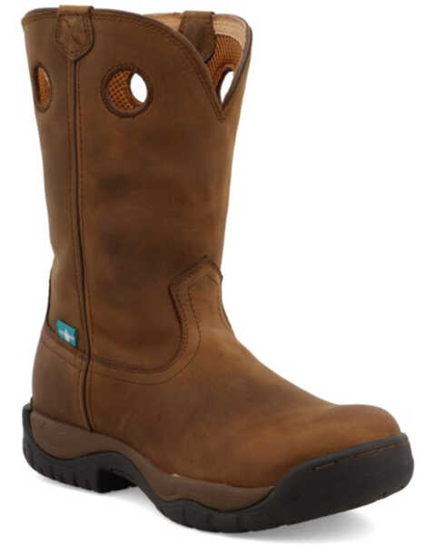 Twisted X Men's Waterproof All Around Western Boots, Taupe, hi-res