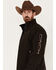 Cinch Men's Embroidered Logo Softshell Jacket, Brown, hi-res