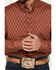 Image #2 - Cody James Men's Kenneth Southwestern Geo Print Long Sleeve Button-Down Stretch Western Shirt, Red, hi-res