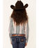 Image #3 - Cruel Girl Girls' Medallion Stripe Long Sleeve Snap Western Shirt, Pink, hi-res