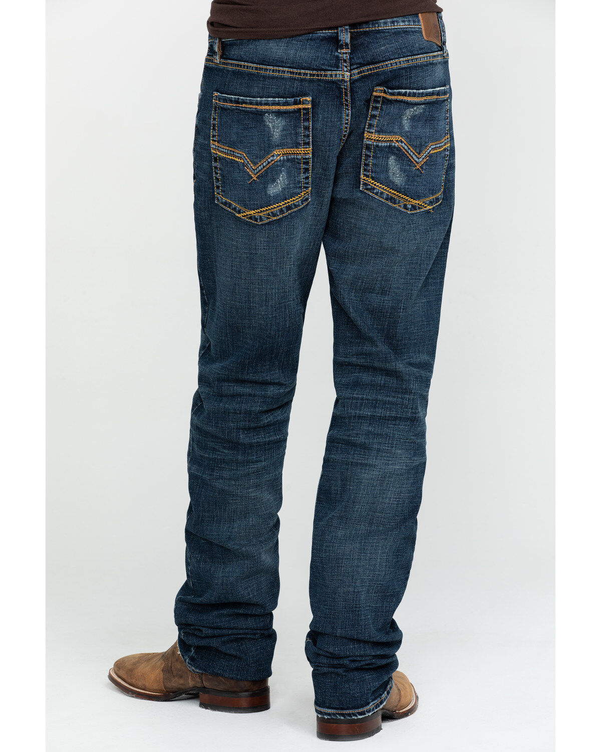 Image #1 - Moonshine Spirit Men's Harley Medium Wash Stretch Slim Straight Jeans , , hi-res