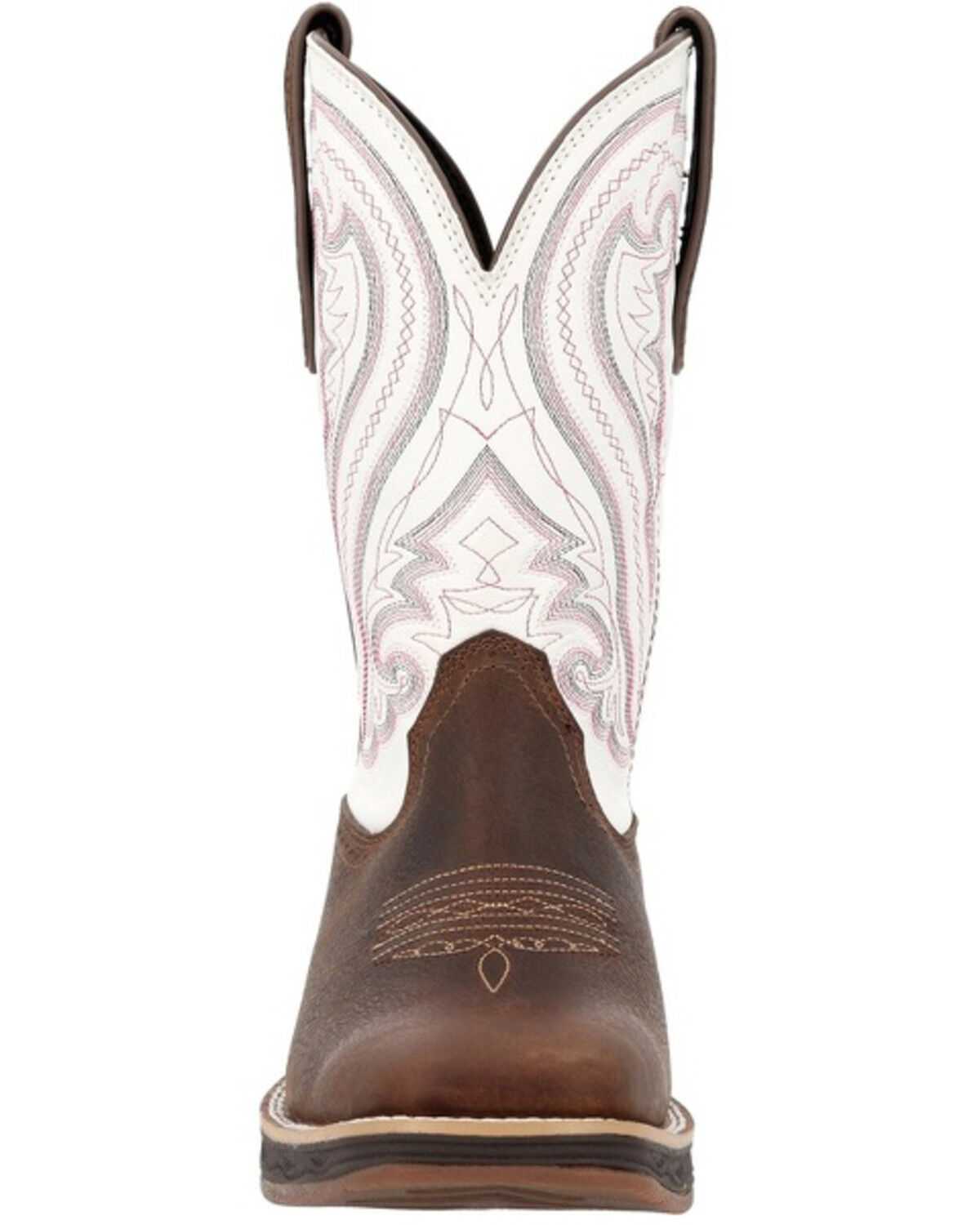 Image #4 - Durango Women's Lady Rebel Ultra-Lite Performance Western Boots - Broad Square Toe, Coffee, hi-res