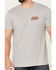 Image #3 - Moonshine Spirit Men's Gray Floral Snake Graphic Short Sleeve T-Shirt, Heather Grey, hi-res