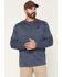 Image #1 - Brunt Workwear Men's McKenna Tech Long Sleeve Work Shirt, Navy, hi-res