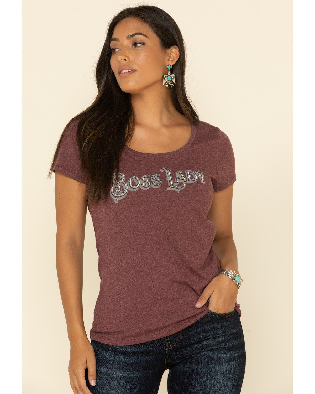 Image #1 - Idyllwind Women's Boss Lady Short Sleeve Graphic Trustie Tee , , hi-res