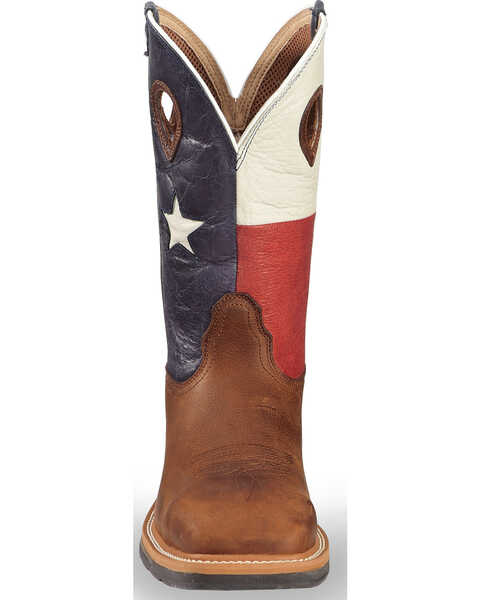 Image #4 - Twisted X Men's 12" Lite Cowboy Flag Steel Toe Work Boots, Brown, hi-res