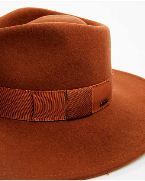 Image #2 - Brixton Women's Joanna Felt Western Fashion Hat, Caramel, hi-res