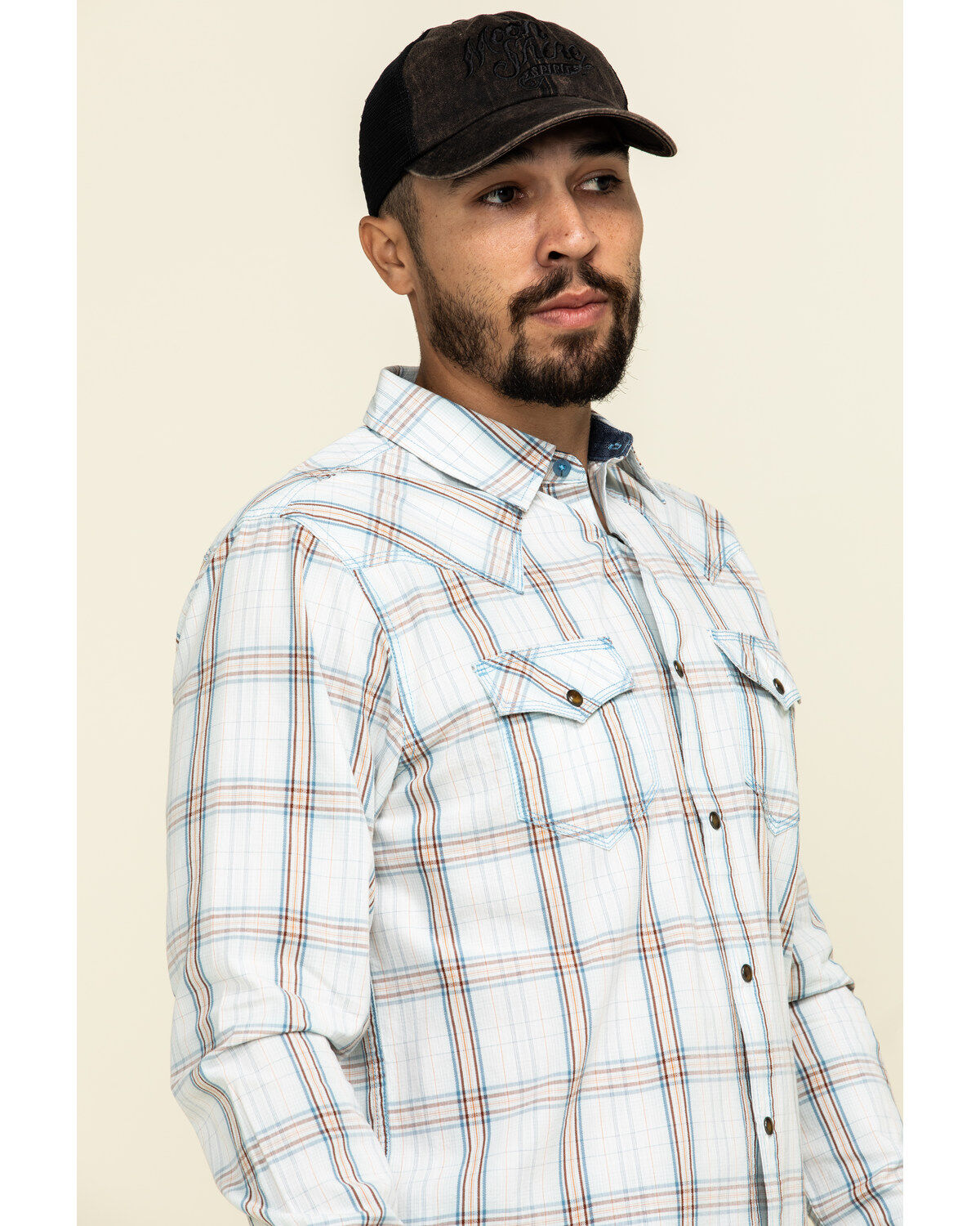 Image #3 - Moonshine Spirit Men's Bloomfield Large Plaid Long Sleeve Western Shirt , , hi-res