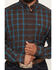 Image #3 - Ariat Men's Pro Series Duff Plaid Print Long Sleeve Button-Down Western Shirt - Tall, Chocolate, hi-res
