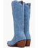 Image #4 - Durango Women's Crush&trade; Tall Suede Western Boots - Snip Toe, Blue, hi-res