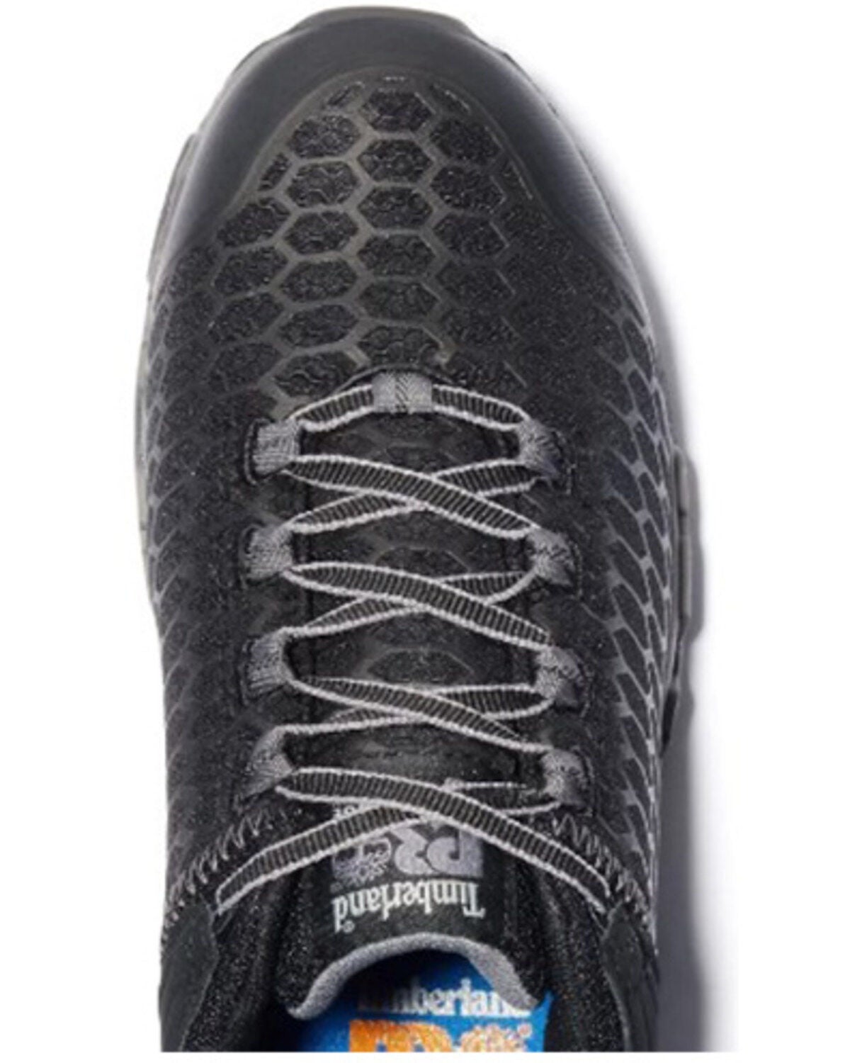 Image #3 - Timberland Women's Powertrain Work Shoes - Alloy Toe, Black, hi-res