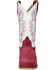 Image #4 - Smoky Mountain Girls' Whichita Western Boots - Snip Toe, Red, hi-res