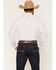 Image #4 - Ariat Men's Pace Geo Print Long Sleeve Button-Down Western Shirt - Big, White, hi-res