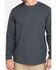 Image #4 - Hawx Men's Gray Solid Asphalt Thermal Crew Long Sleeve Work Shirt, , hi-res