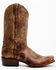 Moonshine Spirit Men's Distressed Western Boots - Square Toe, Tan, hi-res
