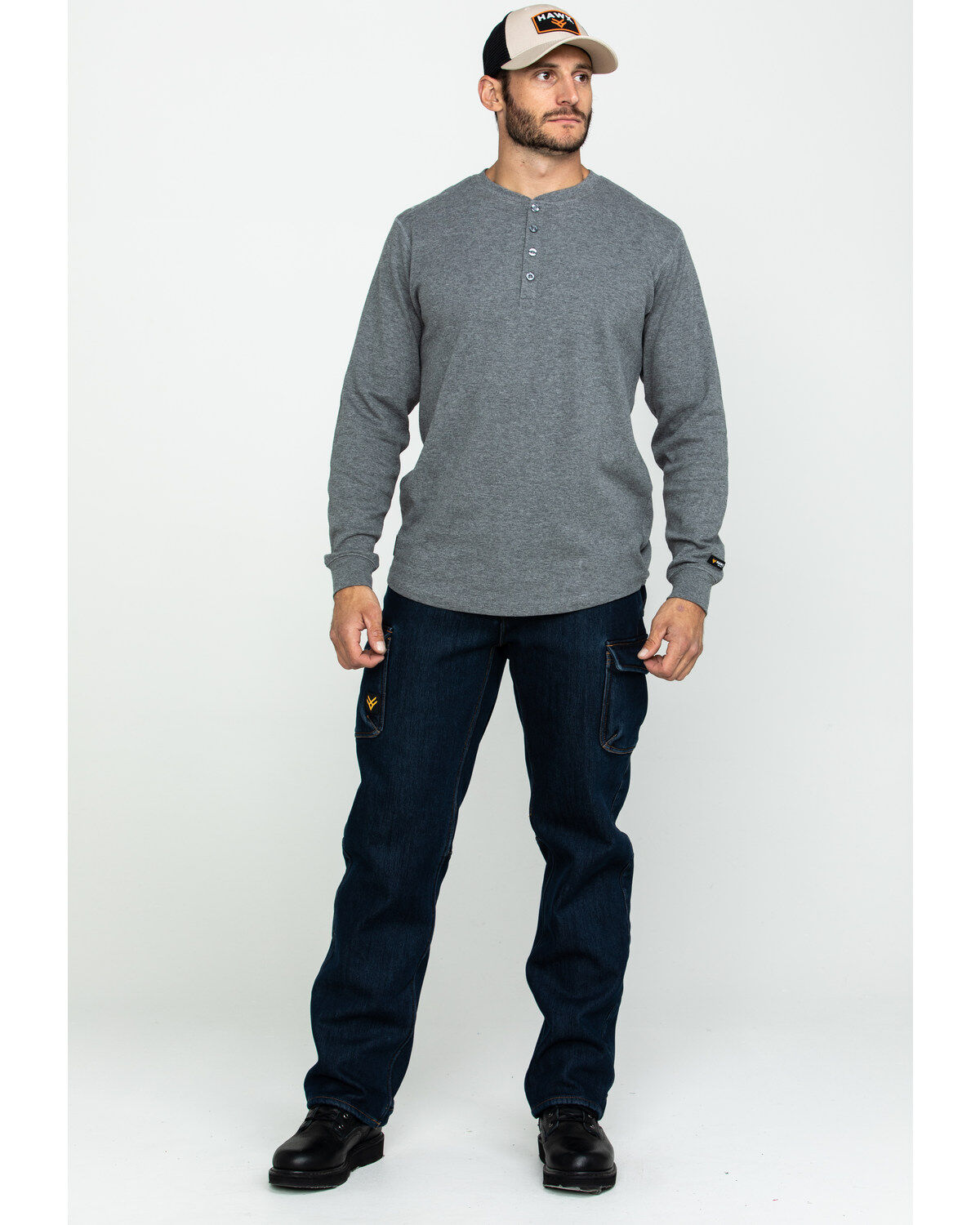 stretch denim work jeans