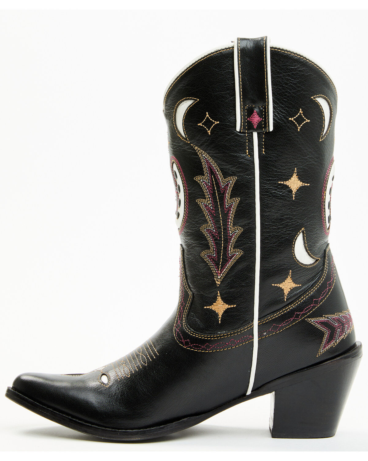Image #3 - Idyllwind Women's Get Lucky Western Boots - Round Toe, Black, hi-res