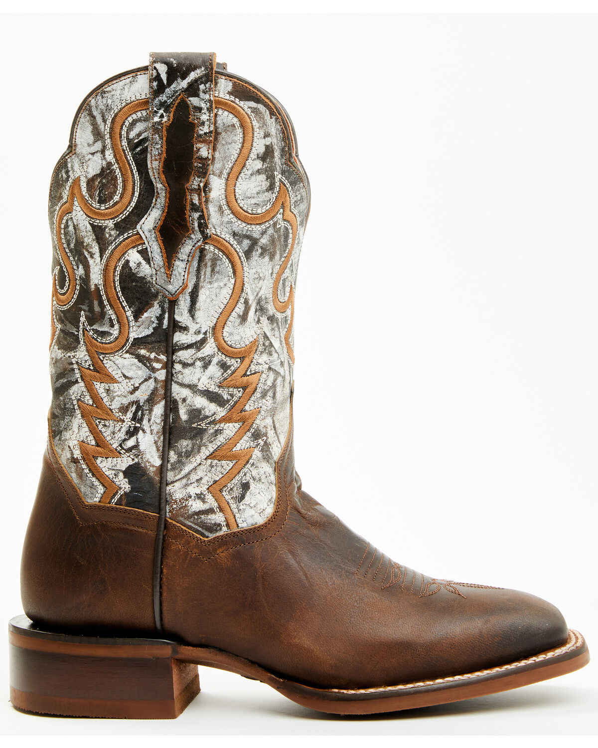 Image #2 - Dan Post Women's Tess Western Boots - Square Toe, Brown, hi-res