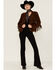 Image #2 - Scully Women's Caf&eacute; Brown Suede Fringe Jacket, Brown, hi-res
