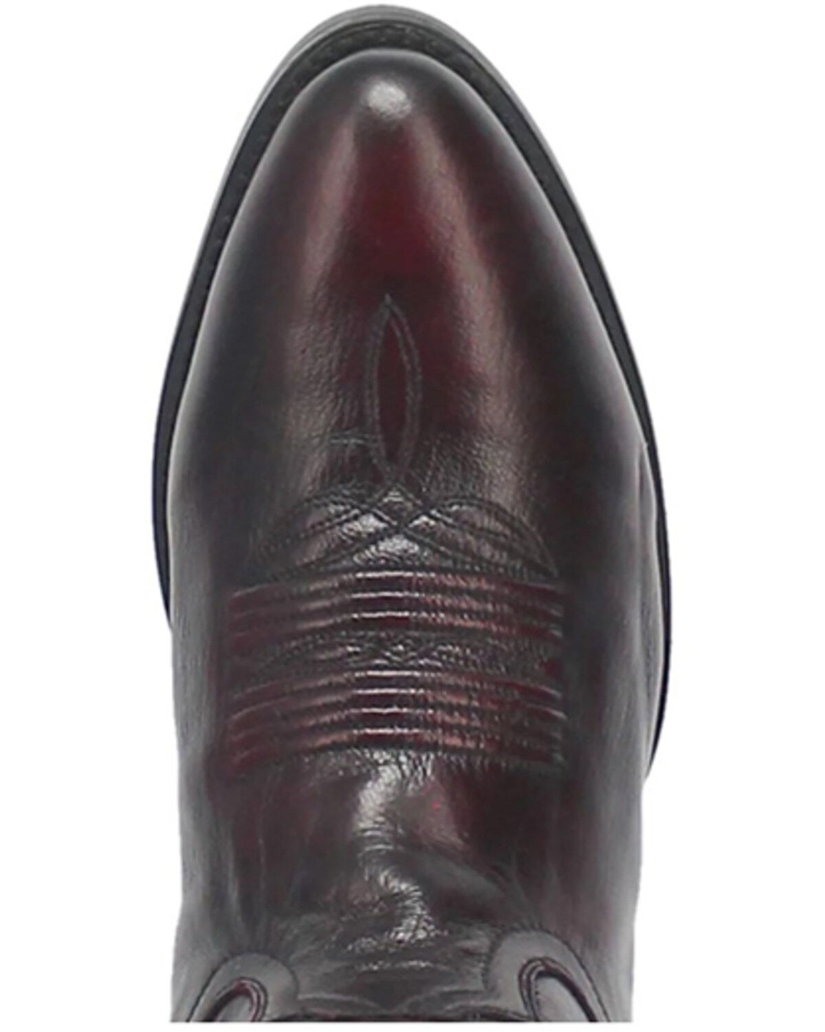 Image #6 - Dan Post Men's Mignon Western Boots - Round Toe, Black Cherry, hi-res