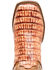 Image #6 - Dan Post Men's Tan Caiman Belly Western Boots - Broad Square Toe , Tan, hi-res