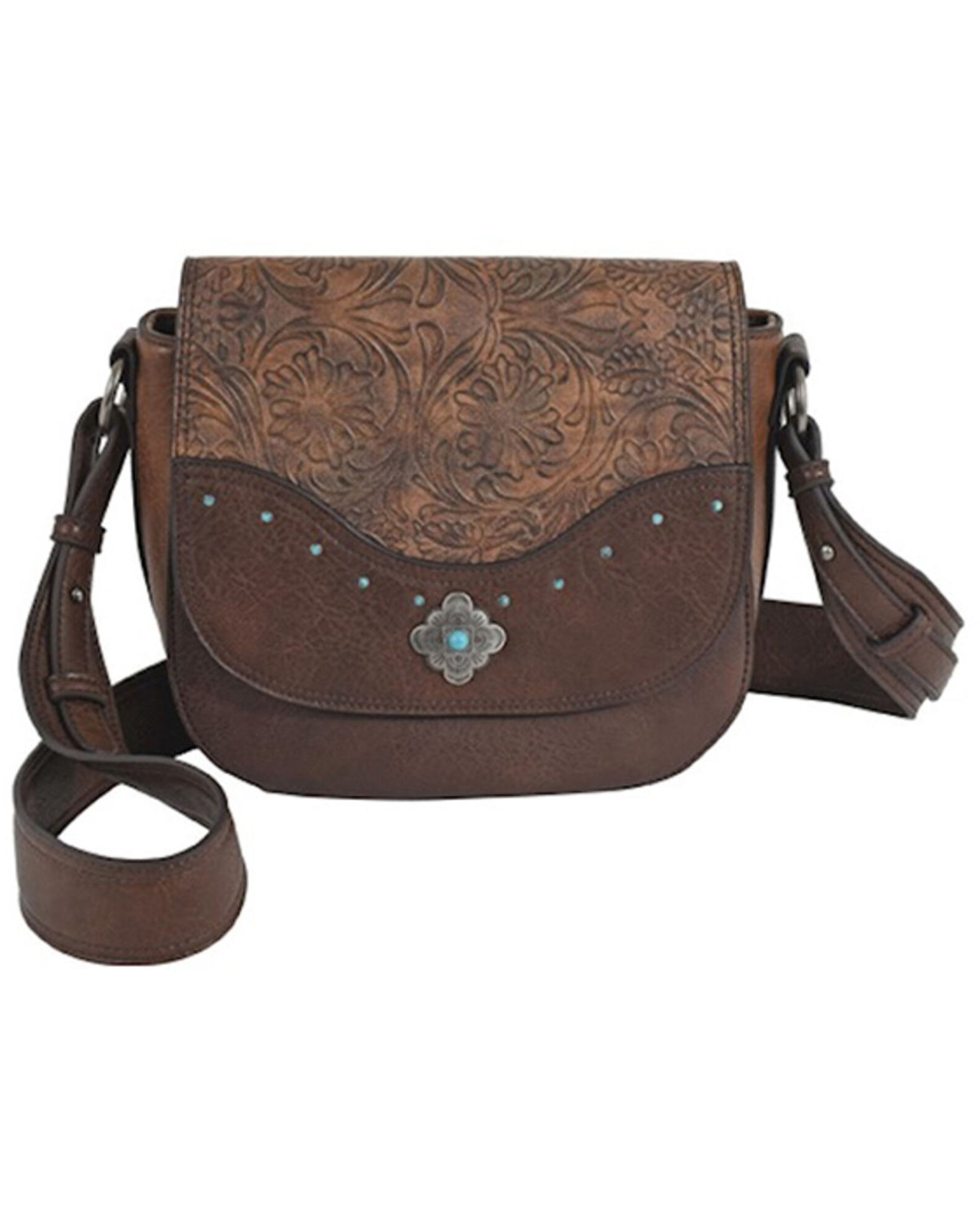 Justine small leather flap crossbody bag sales